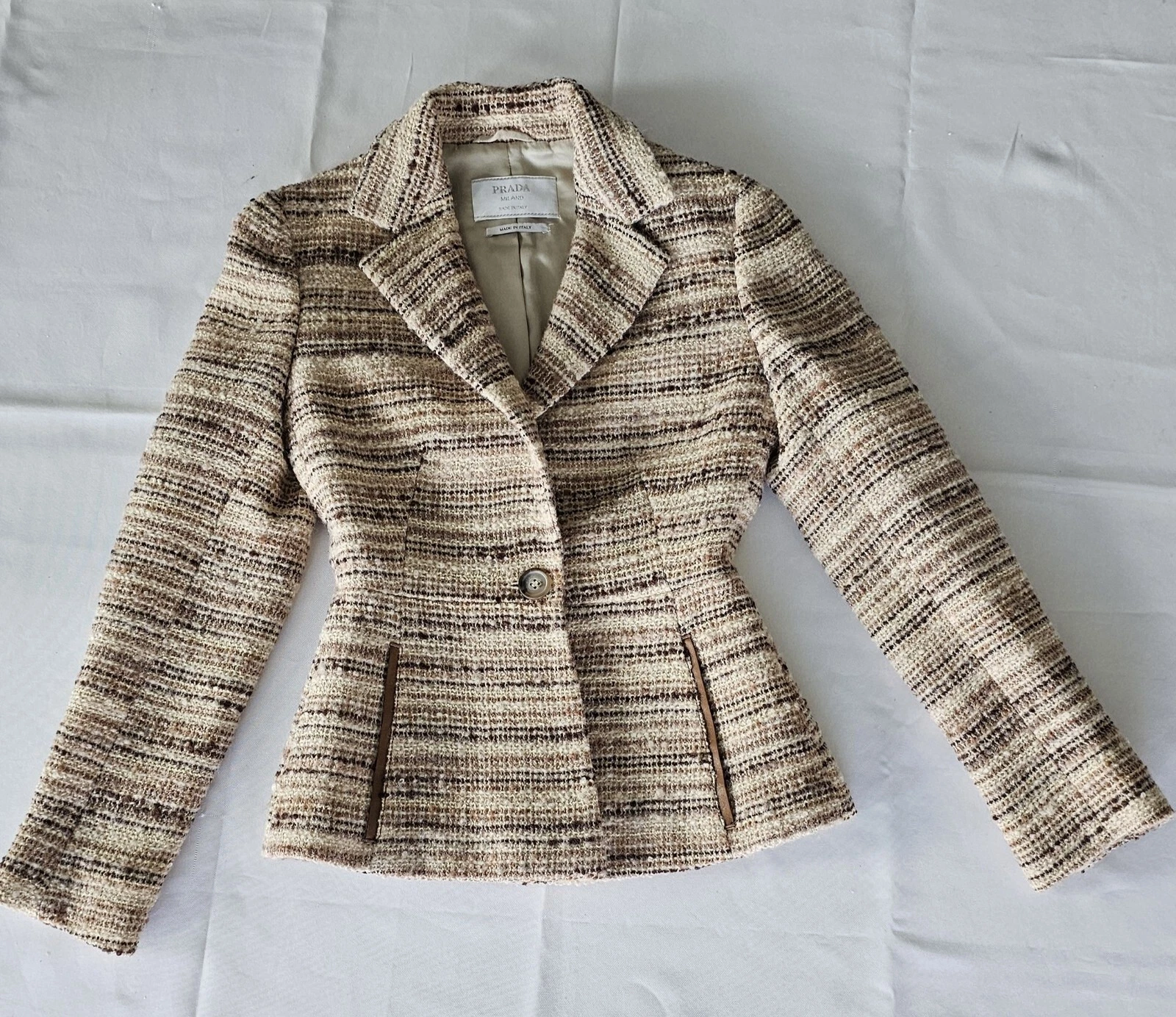 Giacca Prada "Milano" tweed lana
