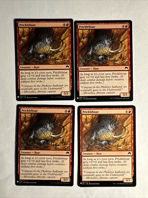4x Mtg Mystery Edition Prickleboar NM/M Magic The Gathering