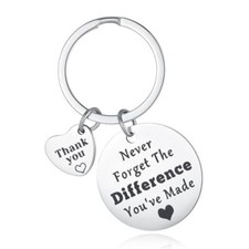 Love/Appreciation/Inspirational Keychain Gifts for Stainless Steel Thank You