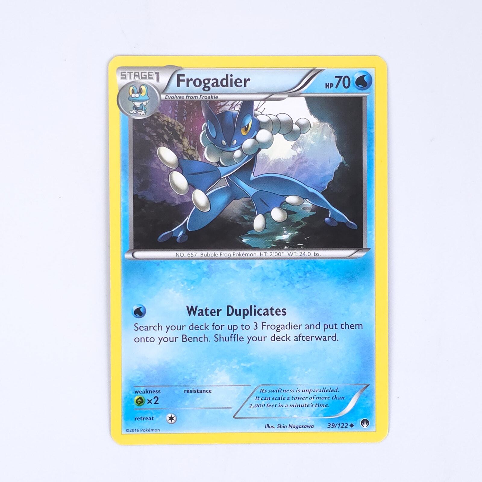 Frogadier 39/122 Pokemon XY - BREAKpoint Uncommon NM