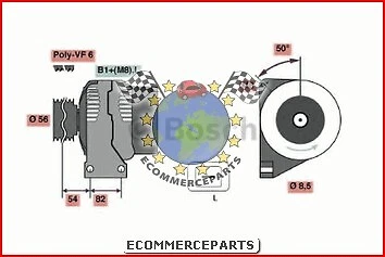 #42840 Alternatore Per Volvo V70 Ii Benzina 2000>2007 - Immagine 2 di 4