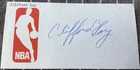 CLIFFORD RAY Personally Autographed Signed NBA Card BULLS WARRIORS Free Shipping