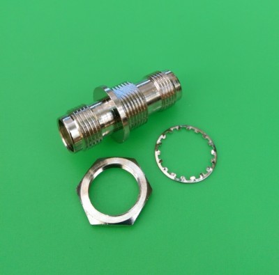 (2 PACKS) TNC Female to TNC Female Bulkhead Connector - USA Seller