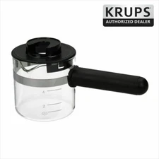 Krups F0274200 Espresso Machine Glass Carafe with Lid Genuine