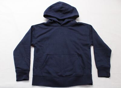 Gap Unisex Kid's Basic Soft Knit L/S Small Logo Hoodie JL3 Blue Medium