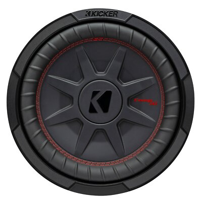 Kicker CWRT8, CompRT Series 8'' 2-Ohm Dual Voice Coil Shallow Subwoofer