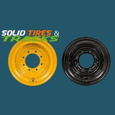 17.5x10.5 Skid Steer Wheels/Rims(4) 14x17.5/14-17.5 Fits John Deere 280, 317,325