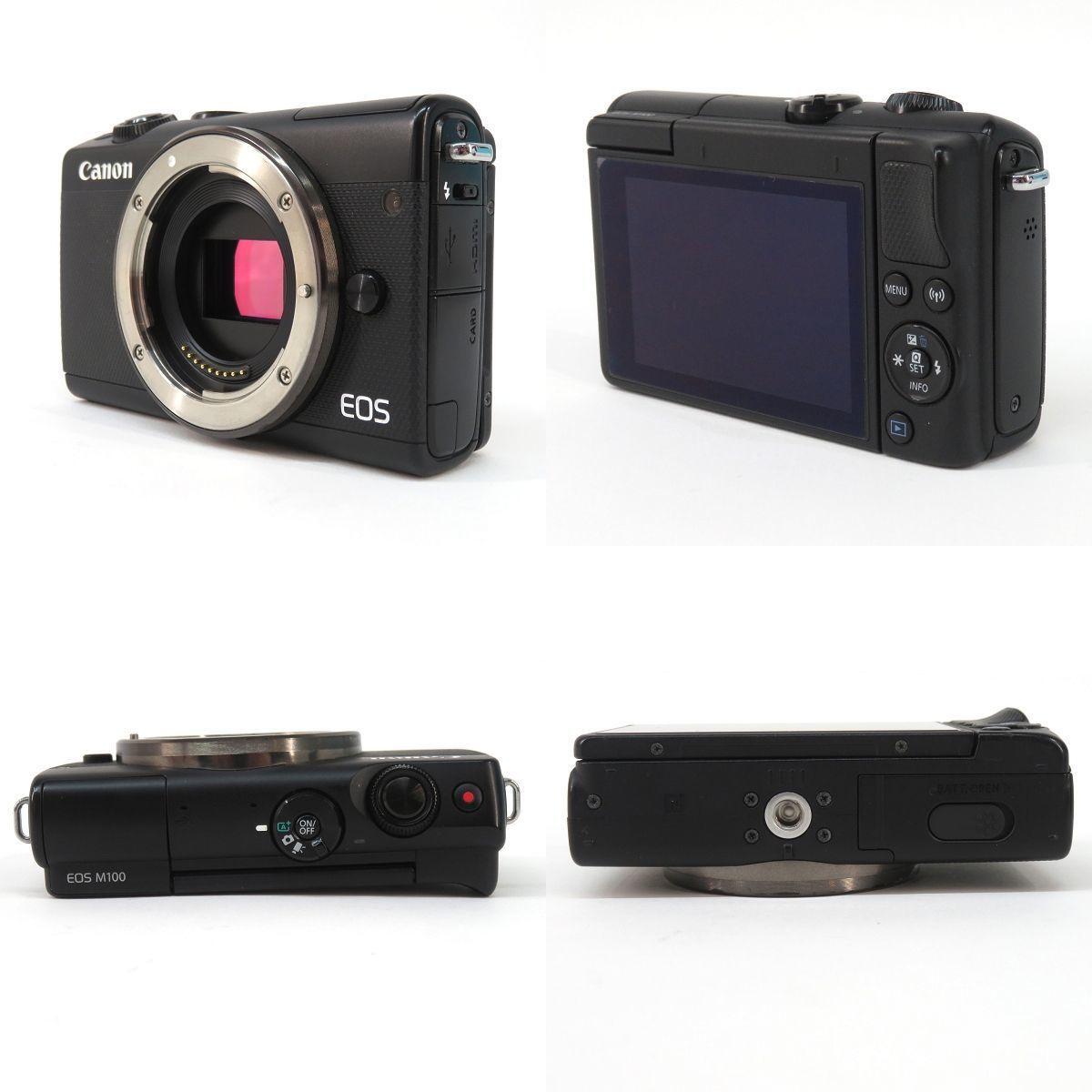Canon EOS M100 24.2MP Digital Camera Black Body with Battery | eBay