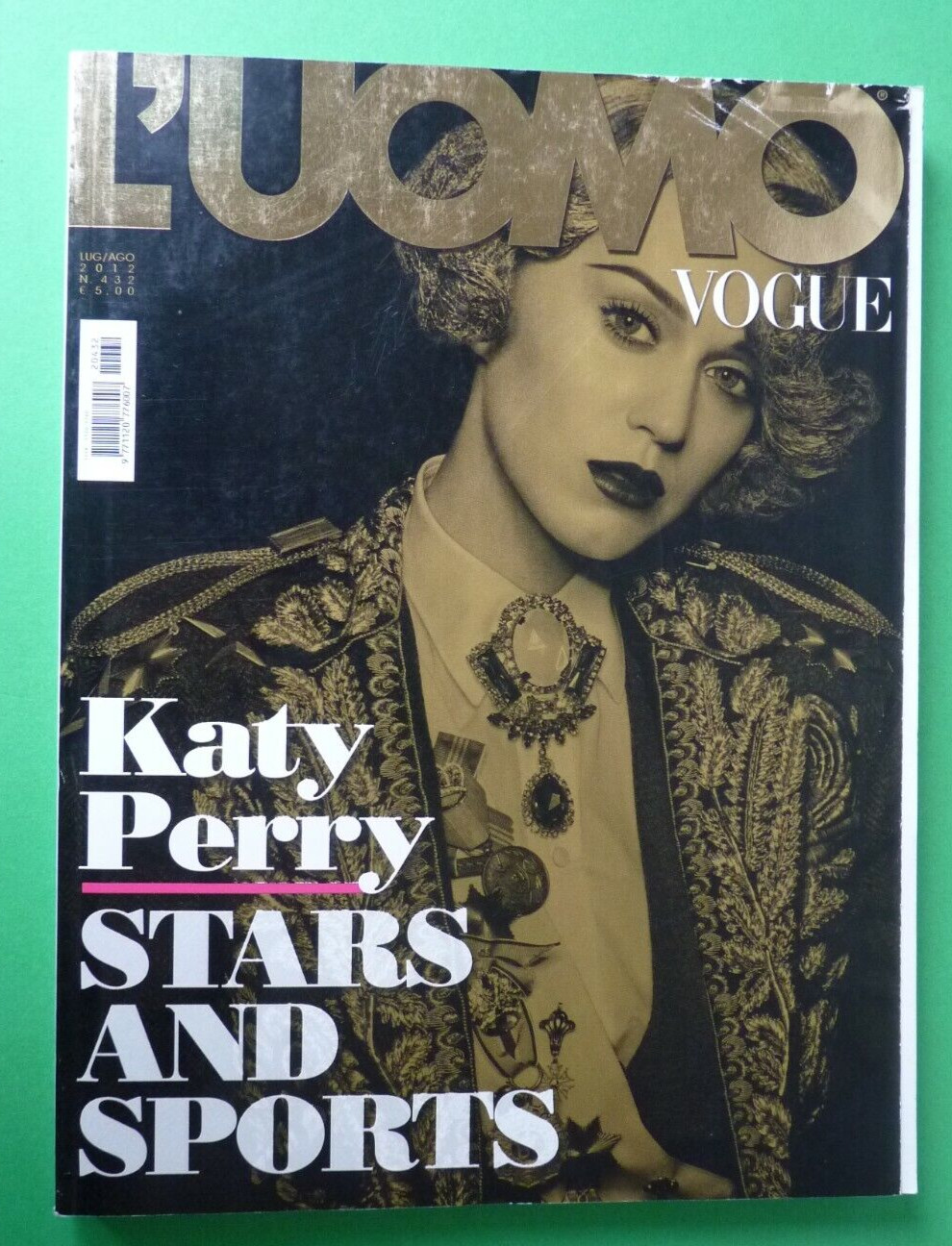 The Man Vogue Magazine July 2012 August Katy Perry Kim Kardashian