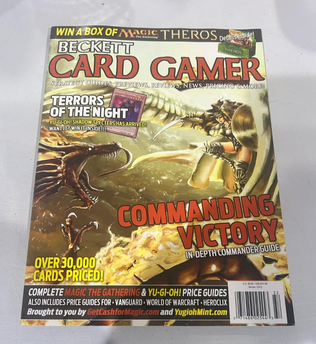 Beckett CARD GAMER Magazine WINTER 2013 Commander Guide Magic Yu-Gi-Oh Theros | eBay Beckett CARD GAMER Magazine WINTER 2013 Commander Guide Magic Yu-Gi-Oh Theros | eBay
