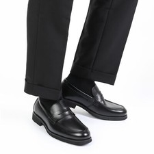 Men's Penny Loafers Slip-On Dress Shoes Business Formal Shoes