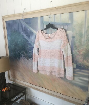 Long Sleeve Sweater Pink 