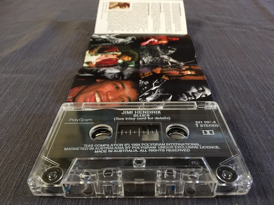 Jimi Hendrix-Blues-Original Australian Cassette Tape EX-/EX- - Image 4 of 4