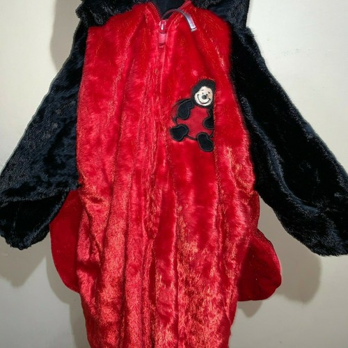 CRISHA PLAYFUL PLUSH Ladybug Costume SZ S-12-18 MOS NEW - Picture 3 of 12