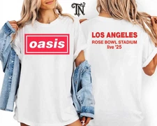 Oasis Live 25 Tour Merchandise Tee In Los Angeles At Rose Bowl Stadium T-Shirt