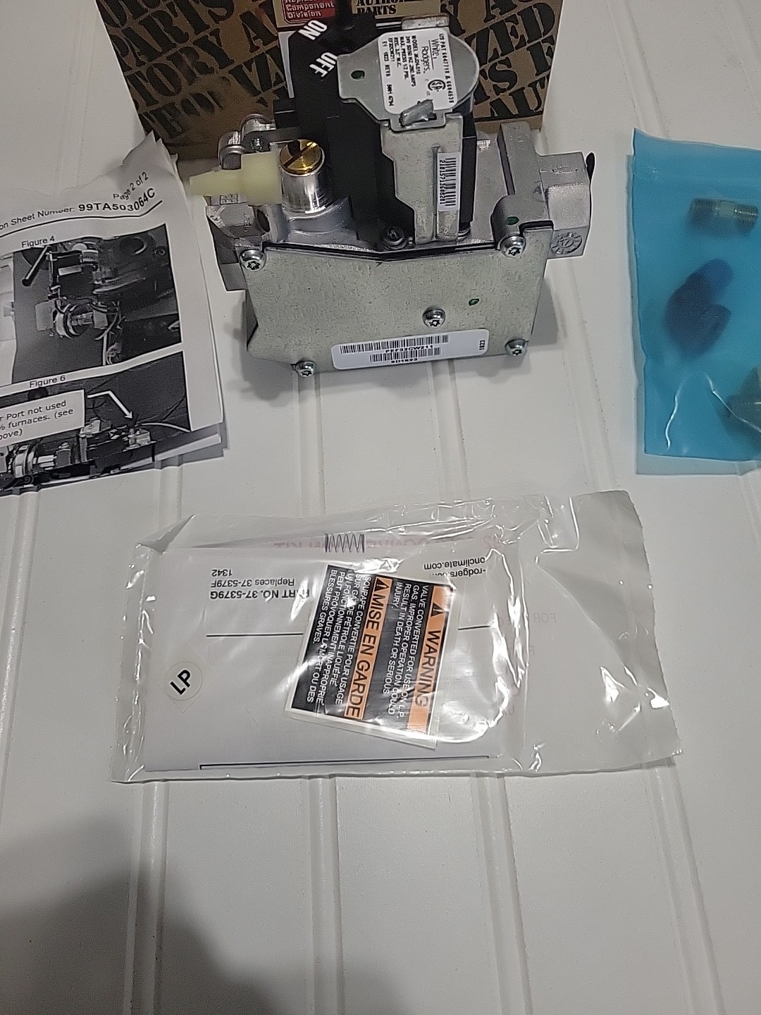 Factory Authorized Parts Gas Control Valve Kit EF660015