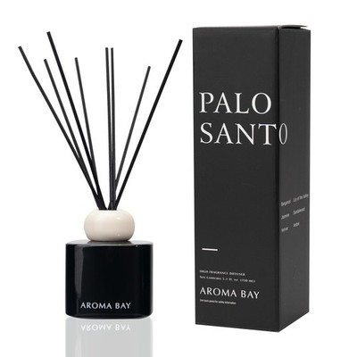 5.1 fl oz Luxury Palo Santo Reed Diffuser Set, Long-Lasting Home Fragrance, R...