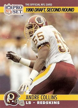 1990 Pro Set #715 Andre Collins NFL