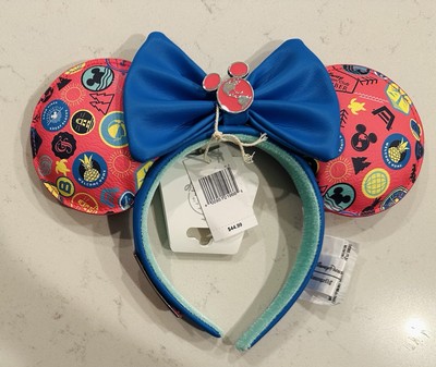 Loungefly Disney Vacation Club Member DVC Pink Blue Bow  display picture 3