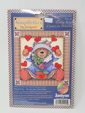 2000 Simplicities by Janlynn Counted Cross Stitch Teddy Bear with Printed Matt