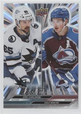 2023-24 Upper Deck Series 2 Checklist Outburst Erik Karlsson Cale Makar CL #449