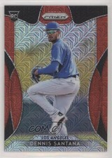 2019 Panini Prizm Tier II Red Mojo Prizm 257/299 Dennis Santana #181 fm0