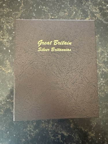 Custom Dansco Great Britain Silver Britannias Album