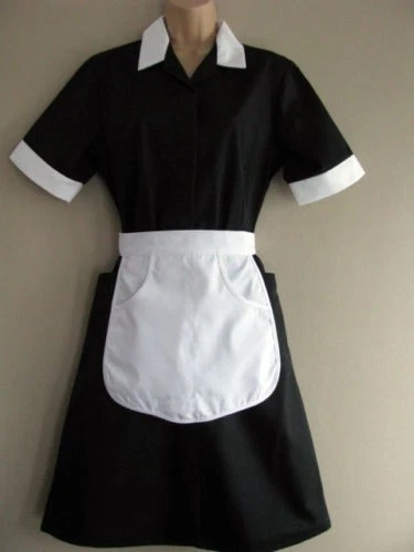 Grembiule Vintage Da Donna Con Volant E Tasche, Mezzo Grembiule Bianco, Per Cucina E Cottura, Taglia Unica - 3