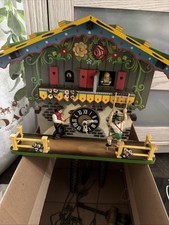 Vintage~Schmeckenbecher Black Forest Clock~El...