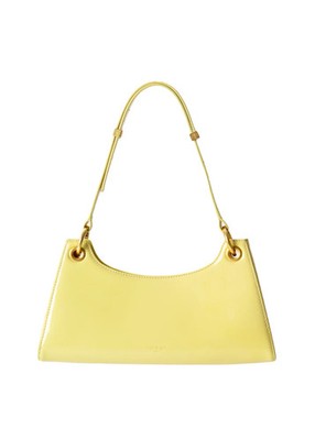 Apede Mod Shoulder Bag Pattern Leather in Creamy Yellow