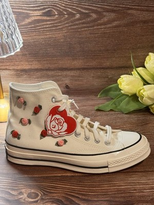 Converse Chuck 70 High 'Valentine's Day 2025' sneaker shoe womens  W 8.5 M 6.5