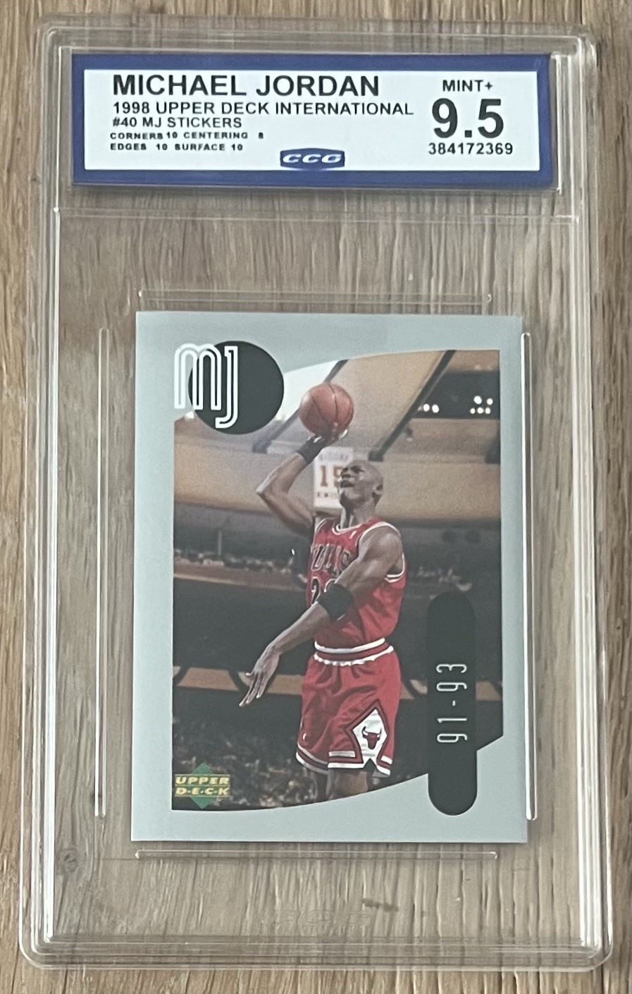 Michael Jordan High Graded Card/Sticker Collection With Rookie view 5