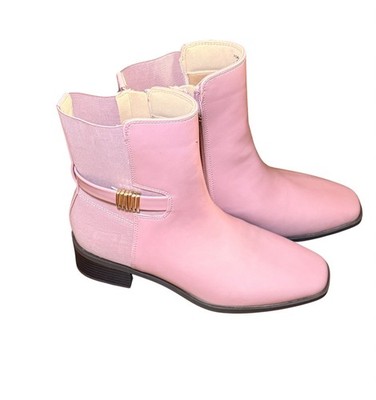 Journee Collection Aubrie Booties Women s Boots Size 7 Rose Pink MSRP $119.99