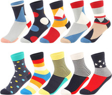 Kids Boys Soft Fashion Cotton Dress Socks Gift