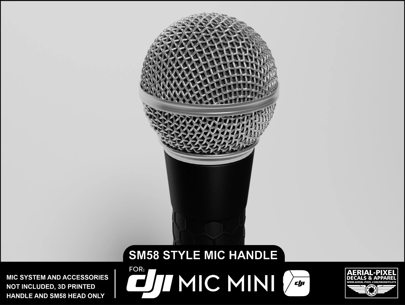 DJI Mic Mini Traditional Microphone Grip Interview Handle SM58