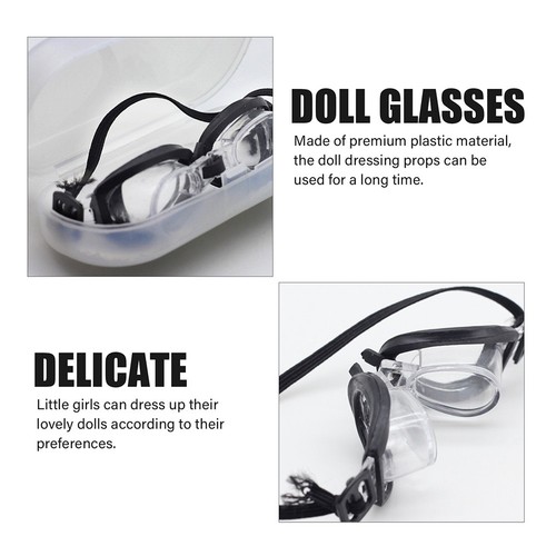 5 Pieces Miniature Swim Goggle Dollhouse Pool Goggles Sunglasses for ...