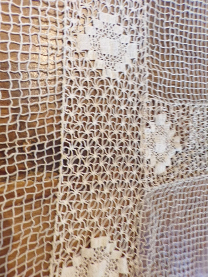 Dessus de lit ancien - En Filet - Photo 4/4