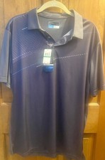 PGA Tour Polo Shirt Mens Size Large Short Sleeve Pro Series Athletic Fit NWT