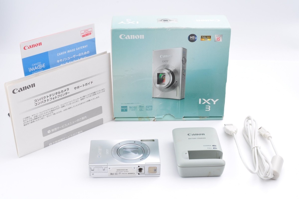 Canon IXY 3 PowerShot ELPH 520 HS 12.0x Silver Digital Camera from