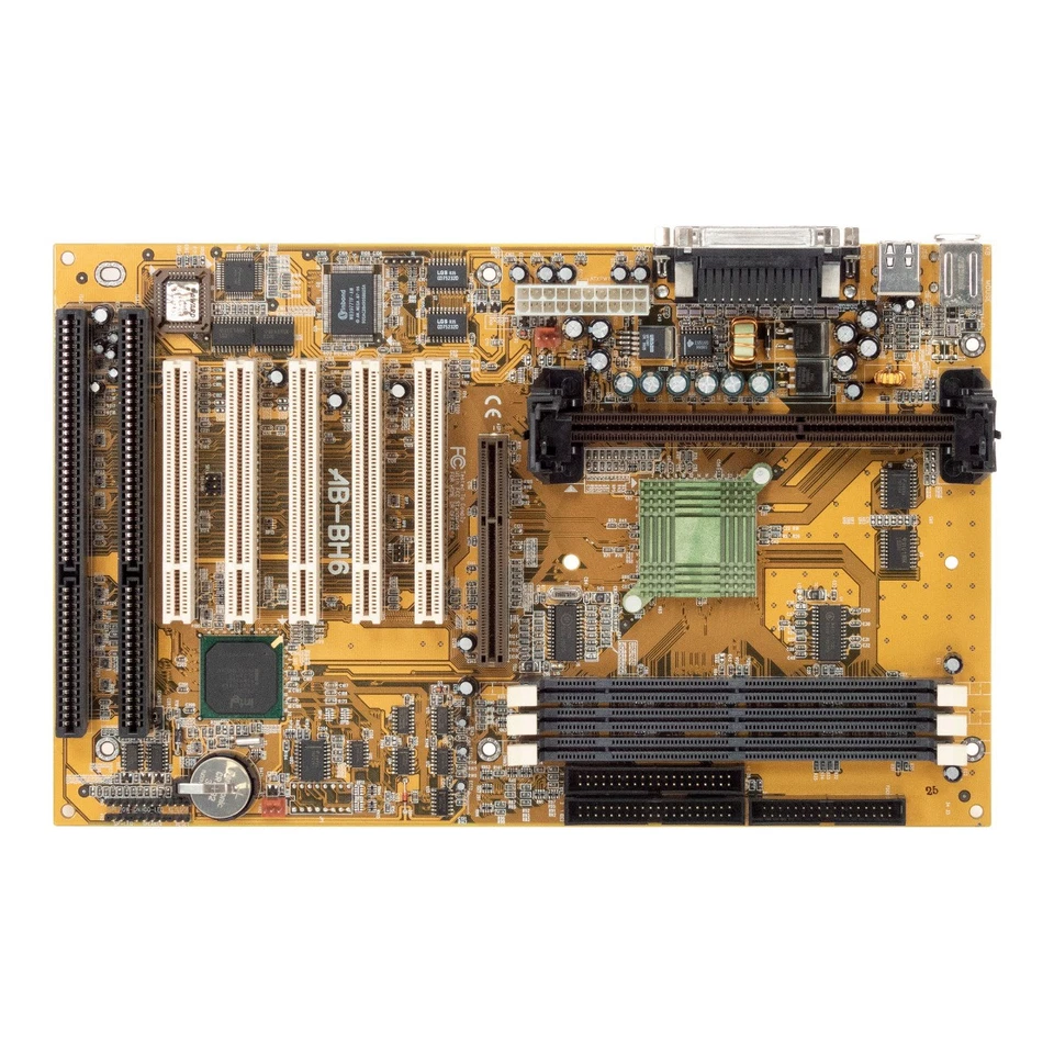 Mainboard Abit AB-BH6 Slot 1 Sdram Agp Pci Isa Atx - Image 2 of 3