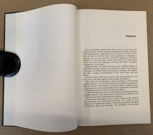Critical Point Theory in Global Analysis ... - M Morse & S S Cairns - 1969 - Picture 7 of 16