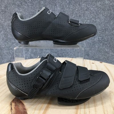 Giro Shoes Womens 38 Espada E70 Athletic Cycling Adjustable Strap Sneakers Black