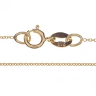 9 ct Gold Chain Necklace Fine Micro Belcher Rolo - 0.8mm - Various lengths