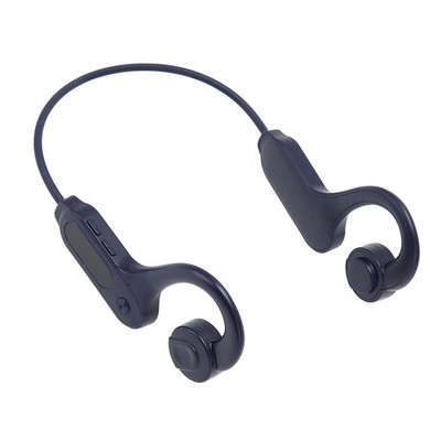 Bone Conduction Headphones BT 5.3 LED Digital Display IPX5 Waterproof Wirele SAL