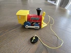 Vintage 1964 Fisher Price Toot-Toot Train #643 Wood & Plastic Pull Toy USA Made