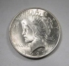 1923 Silver Peace Dollar CH UNC Coin AN994