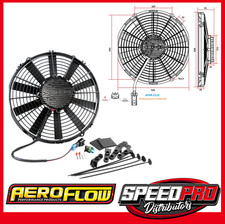 AEROFLOW BRUSHLESS 12" ELECTRIC FAN 2100 CFM RATING - AF49-1112