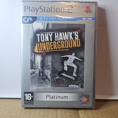 Tony Hawks Underground PS2 Brandneu Factory Sealed Selten Platinum 