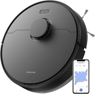 DREAME D9 Max Gen 2 Robot Vacuum and Mop Combo, 6000Pa Suction 2-in-1 Sweep Mop