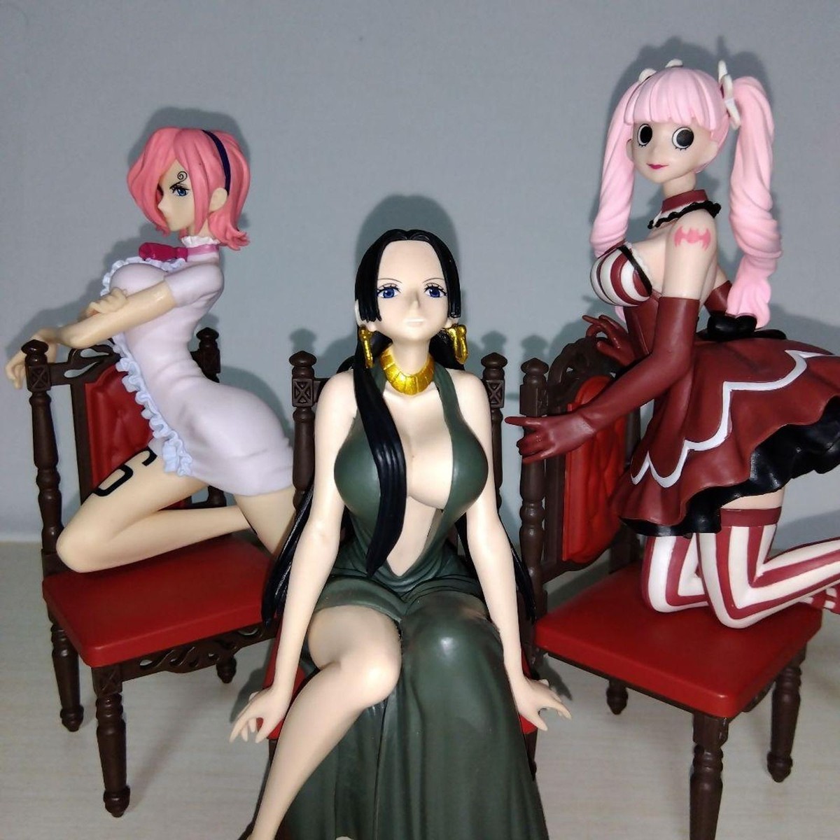 One Piece Girly Girls Perona Hancock Reiju Figure Set (No